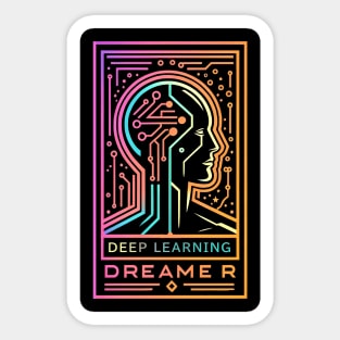 Deep Learning Dreamer Sticker